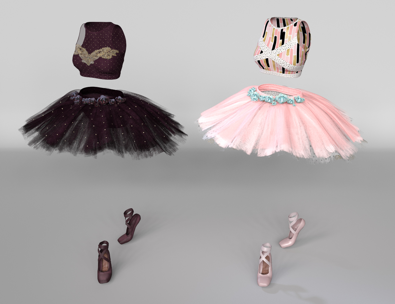 dForce Urban Ballerina Textures by: Anna Benjamin, 3D Models by Daz 3D