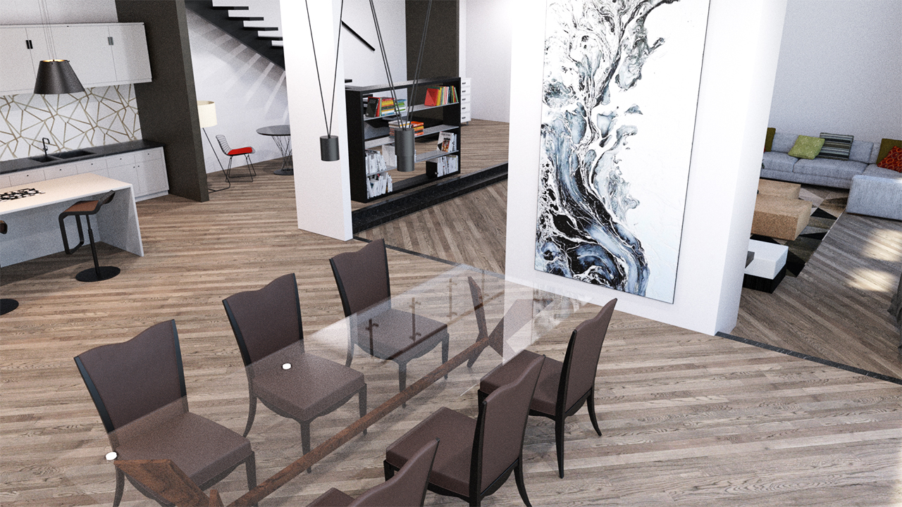 Modern Living Modern Living by: Tesla3dCorp, 3D Models by Daz 3D