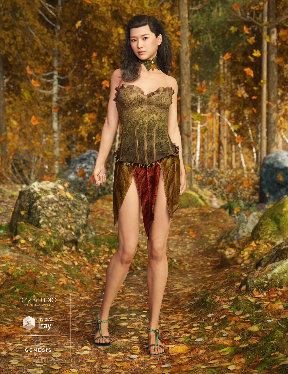 dForce Mysera Outfit Textures by: Shox-Design, 3D Models by Daz 3D