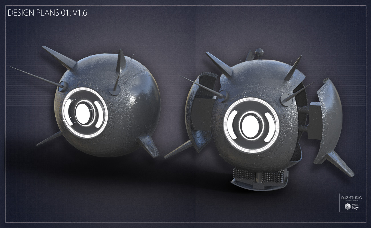 The ZKT-15 Devastator Drone The ZKT-15 Devastator Drone by: ForbiddenWhispers3anson, 3D Models by Daz 3D