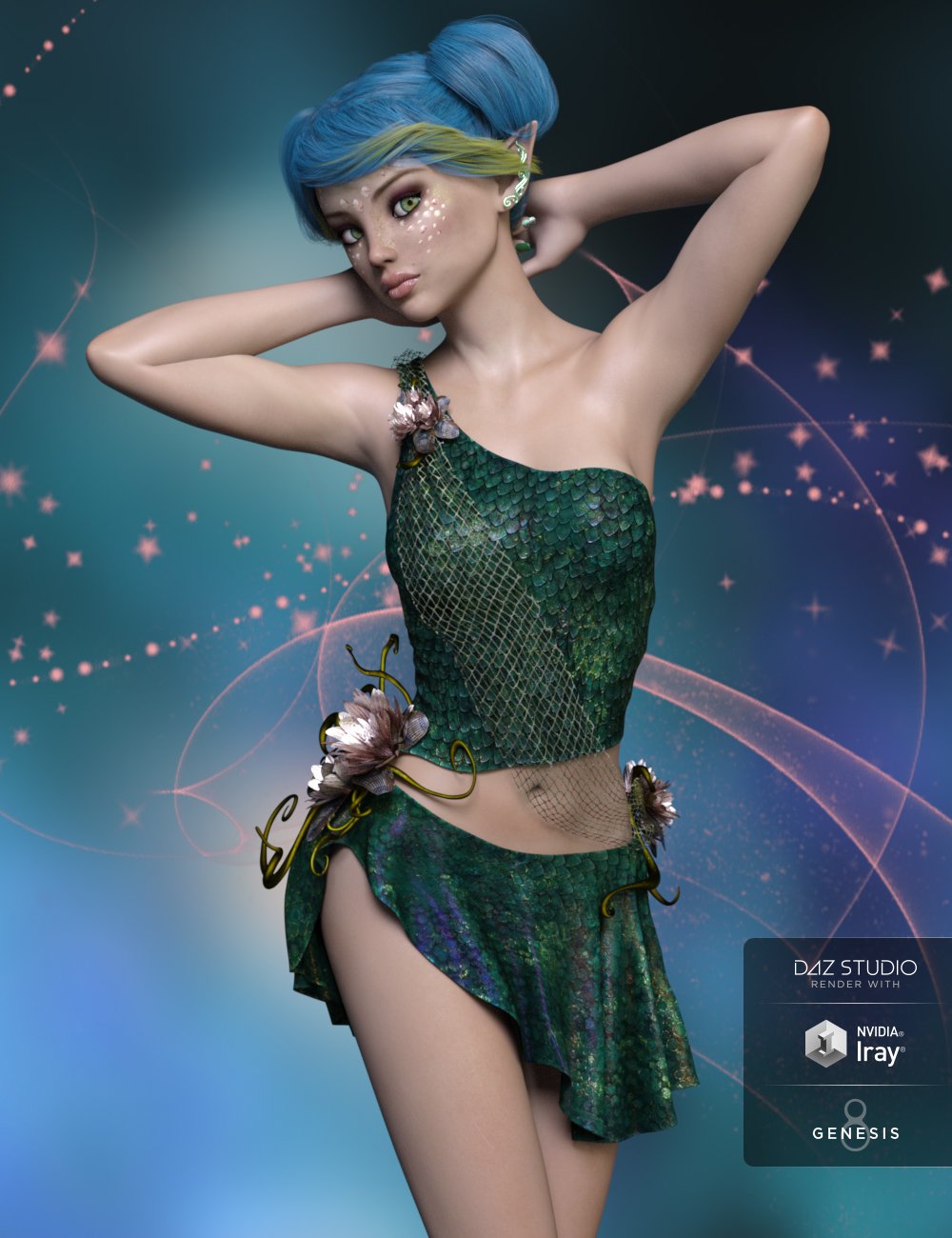 Tianna for Karyssa 8 by: AkashaAnain, 3D Models by Daz 3D