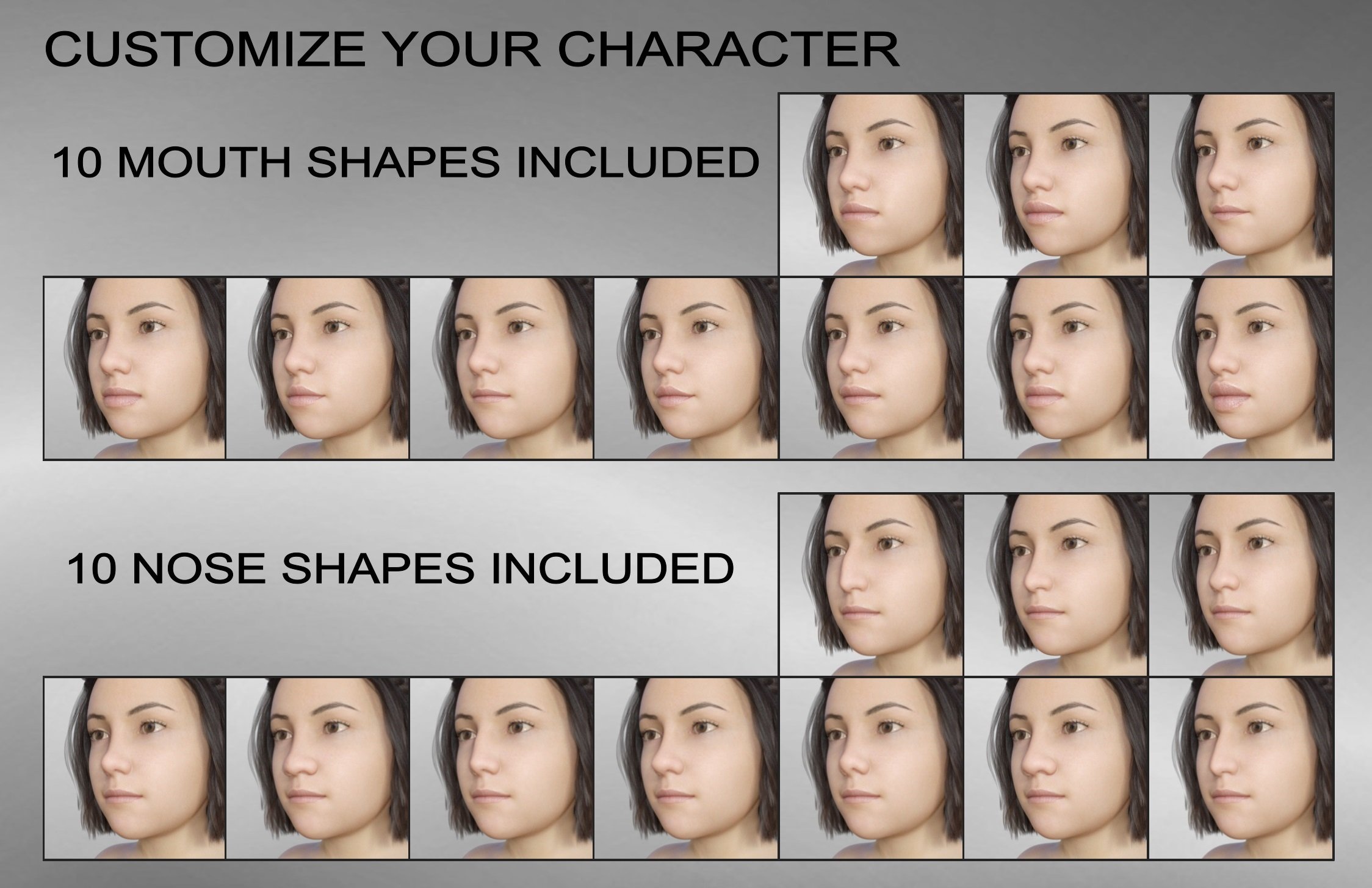 Body Shapes: Children for Genesis 8 Female by: JWolf, 3D Models by Daz 3D