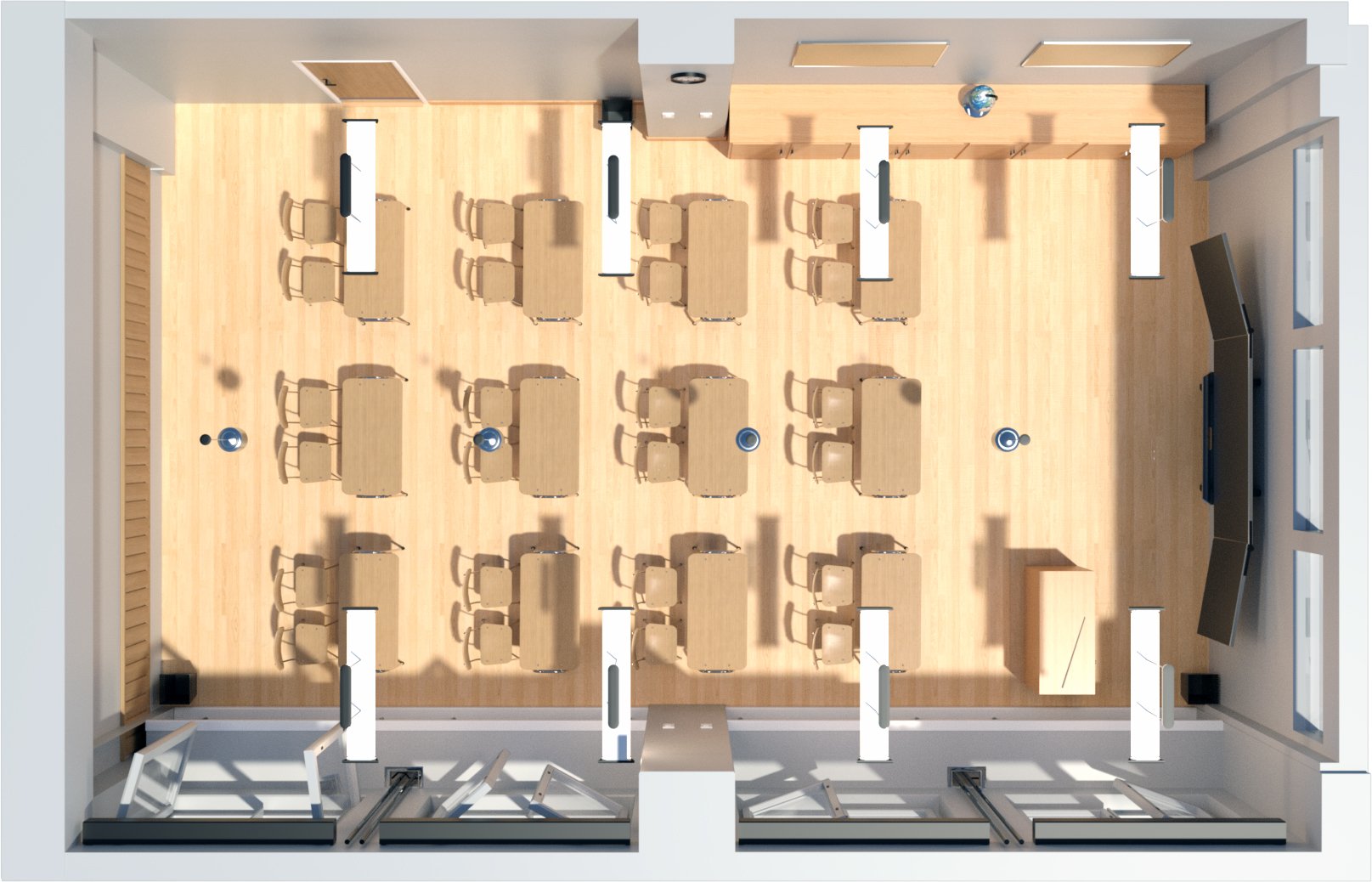 TS Classroom TS Classroom by: Tesla3dCorp, 3D Models by Daz 3D