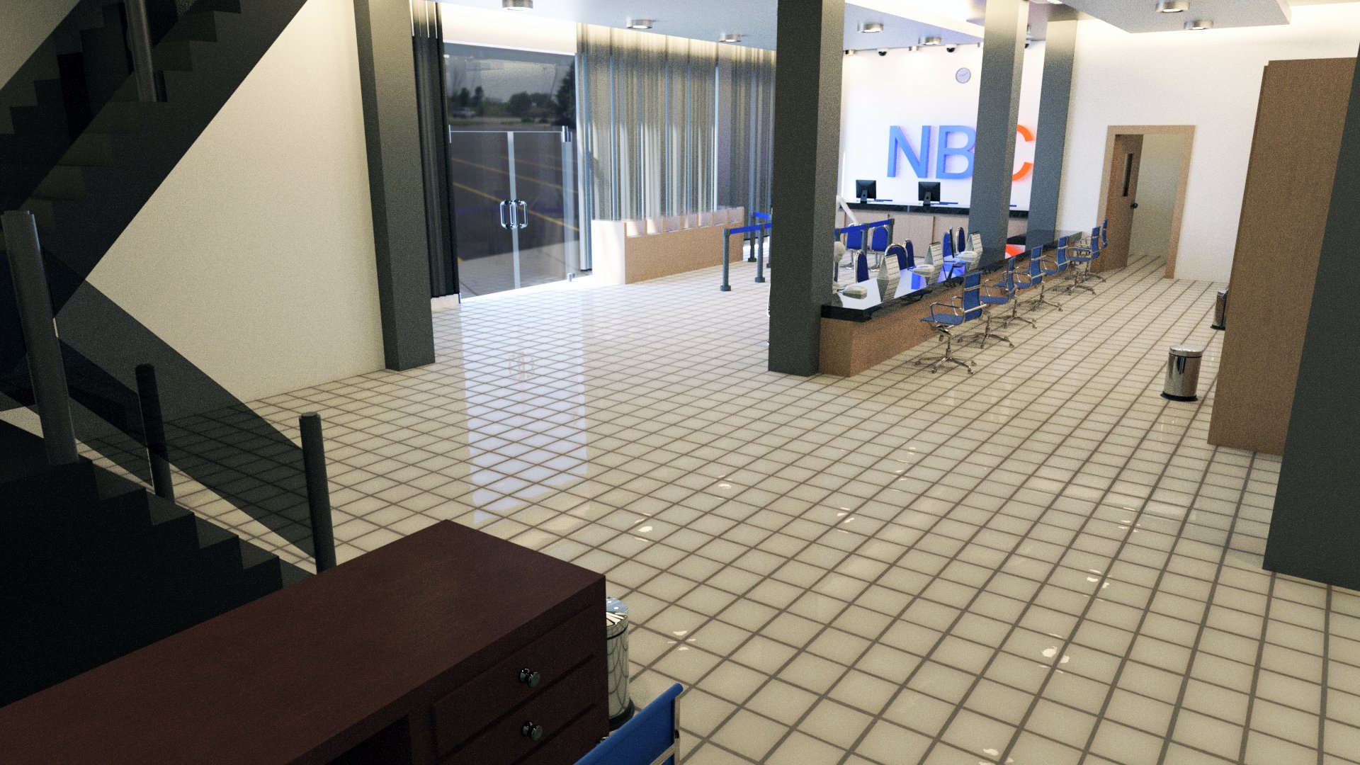 New Bank by: Tesla3dCorp, 3D Models by Daz 3D