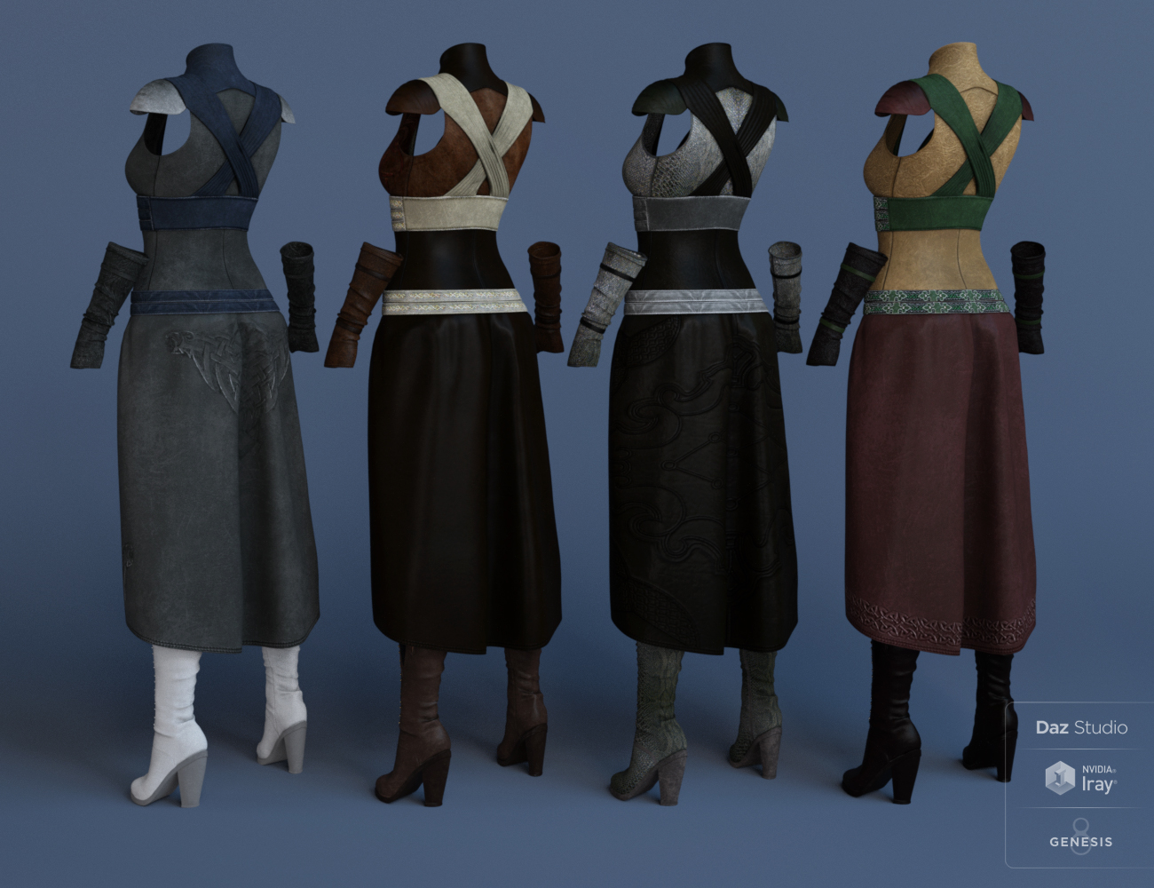 dForce Greenborough Adventure Outfit Textures by: Shox-Design, 3D Models by Daz 3D
