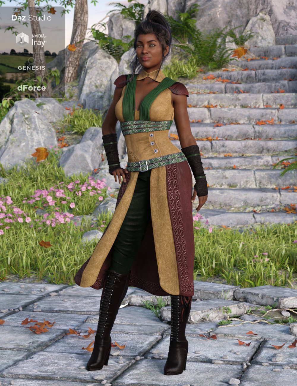dForce Greenborough Adventure Outfit Textures dForce Greenborough Adventure Outfit Textures by: Shox-Design, 3D Models by Daz 3D