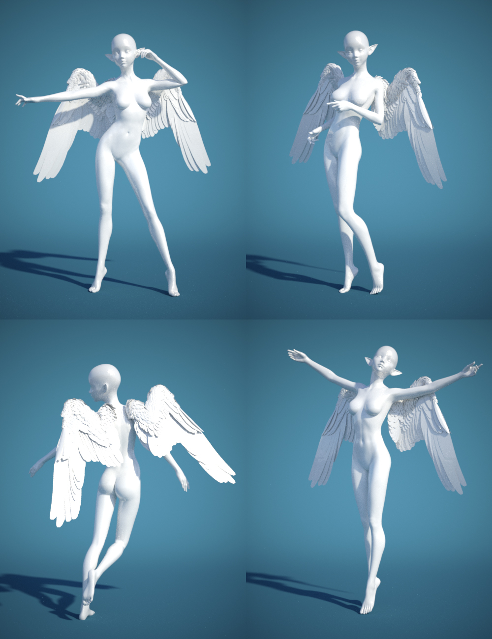 Real Fairy Poses and Expressions for Genesis 8 Female(s) by: QT168, 3D Models by Daz 3D