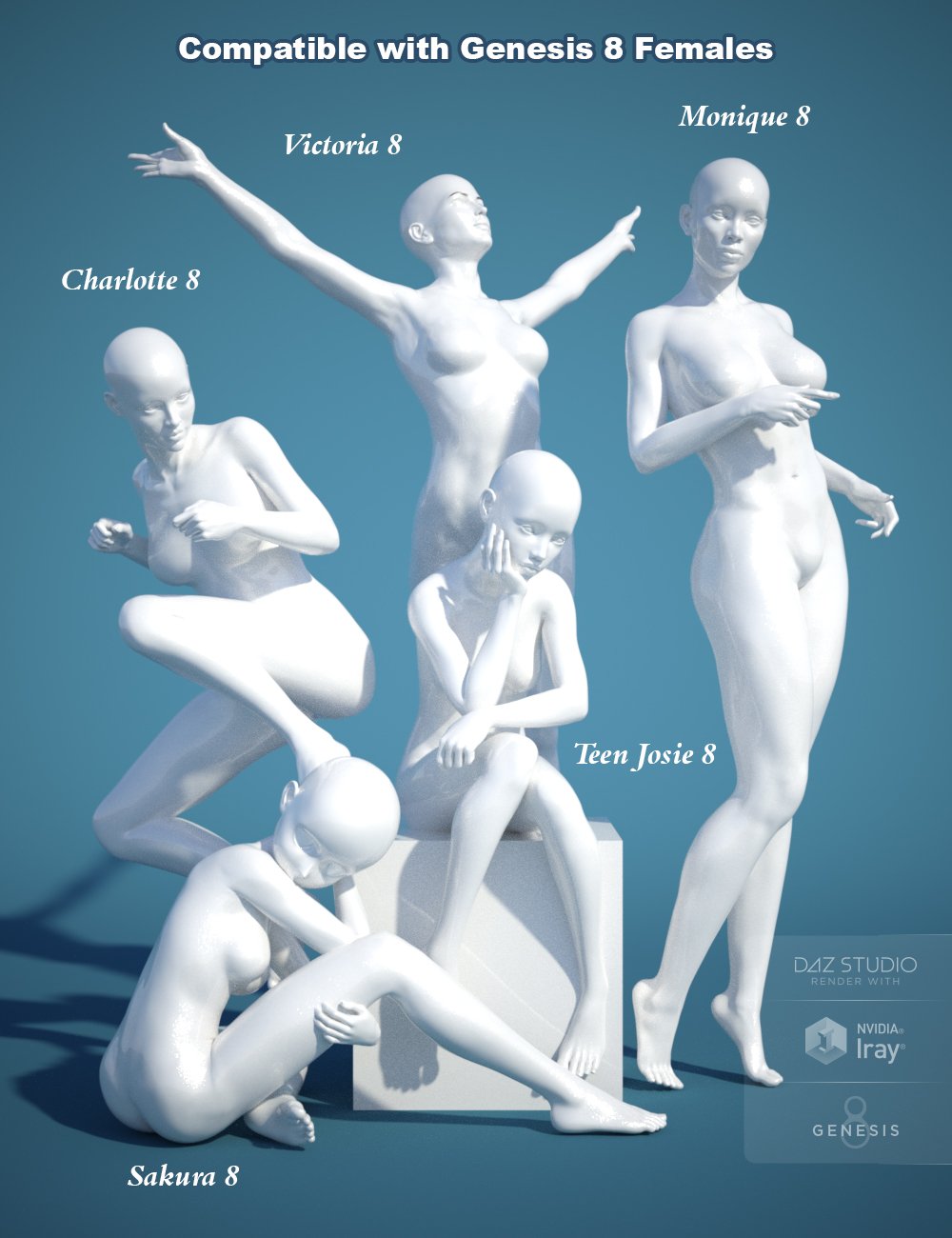 Real Fairy Poses and Expressions for Genesis 8 Female(s) Real Fairy Poses and Expressions for Genesis 8 Female(s) by: QT168, 3D Models by Daz 3D