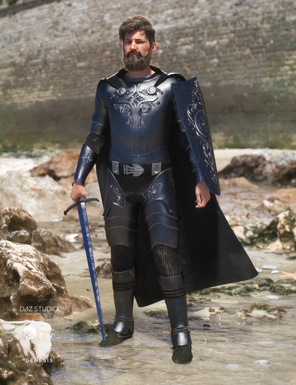 Knight Champion Outfit for Genesis 8 Male(s) Knight Champion Outfit for Genesis 8 Male(s) by: -Yannek-, 3D Models by Daz 3D