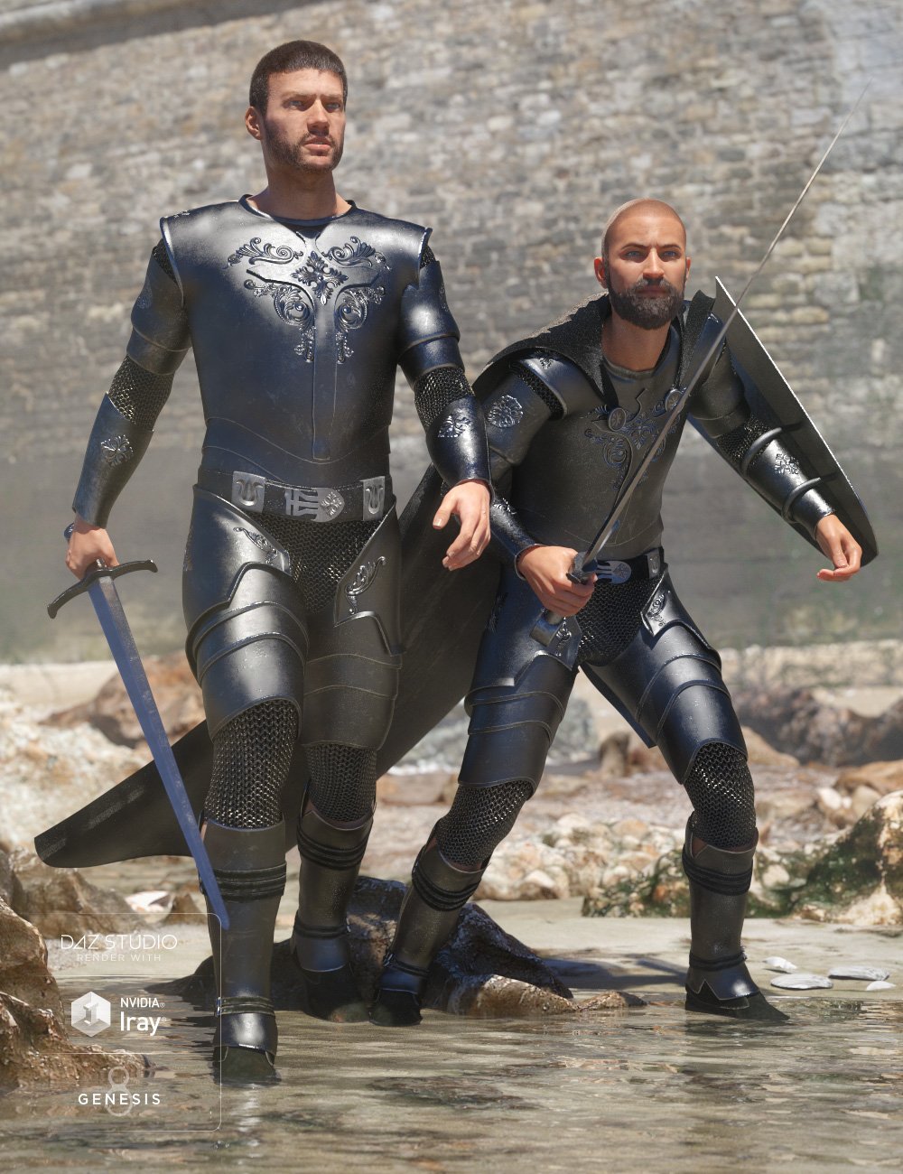 Knight Champion Outfit for Genesis 8 Male(s) Knight Champion Outfit for Genesis 8 Male(s) by: -Yannek-, 3D Models by Daz 3D