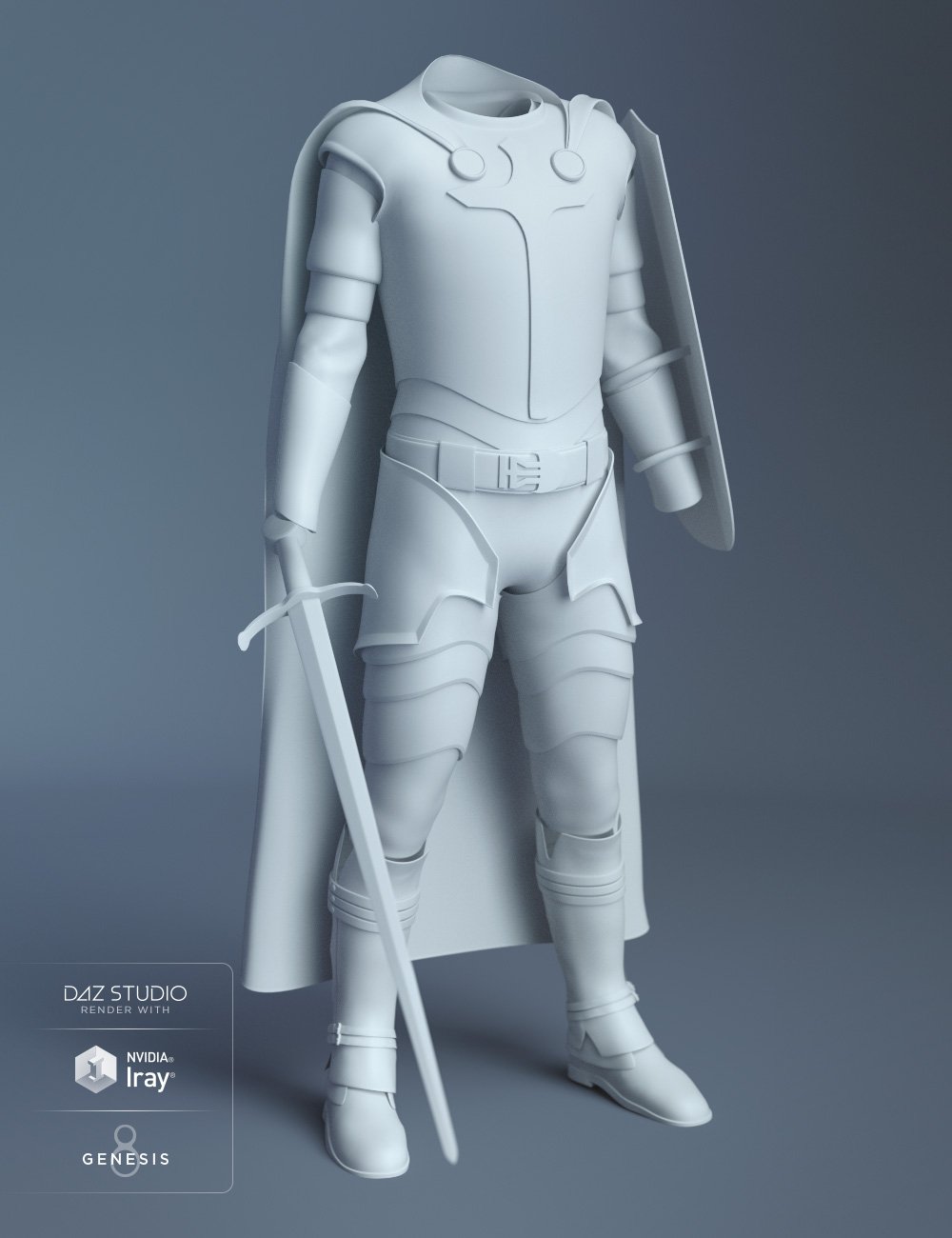Knight Champion Outfit for Genesis 8 Male(s) by: -Yannek-, 3D Models by Daz 3D