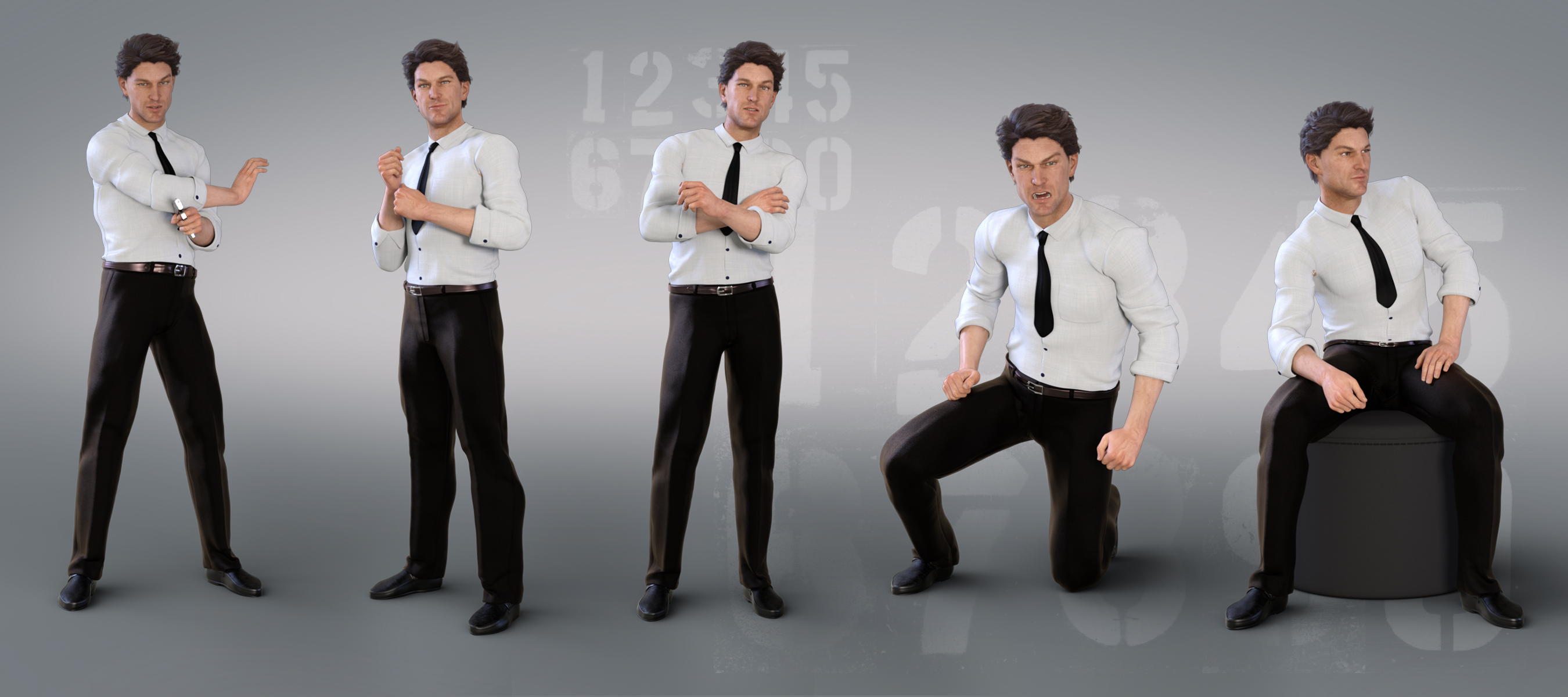 Z First Class Male - Poses and Expressions for Genesis 8 Male and Edward 8 Z First Class Male - Poses and Expressions for Genesis 8 Male and Edward 8 by: Zeddicuss, 3D Models by Daz 3D