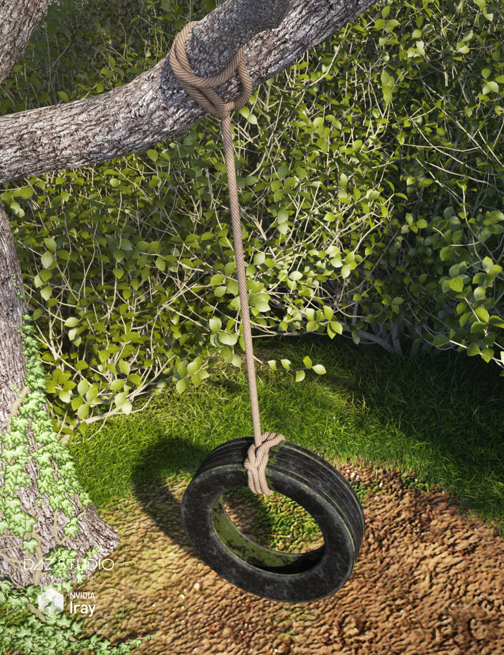 Tree Swing Unity File Tree And Swing | Daz 3D