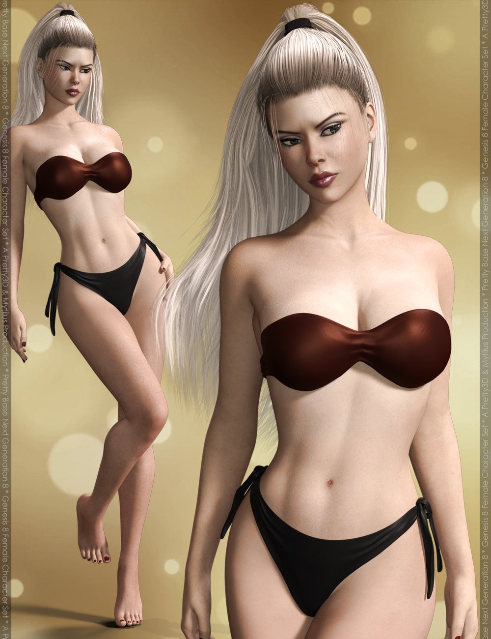 Pretty Base Next Generation 8 for Genesis 8 Female by: Pretty3DMytilus, 3D Models by Daz 3D