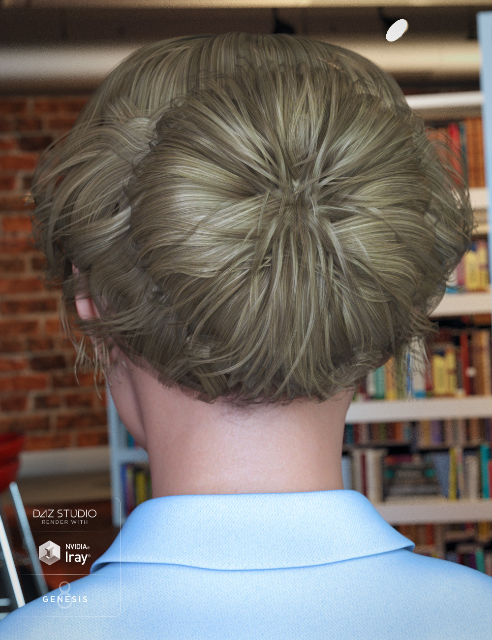 Librarian Hair for Genesis 8 Female(s) Librarian Hair for Genesis 8 Female(s) by: goldtassel, 3D Models by Daz 3D