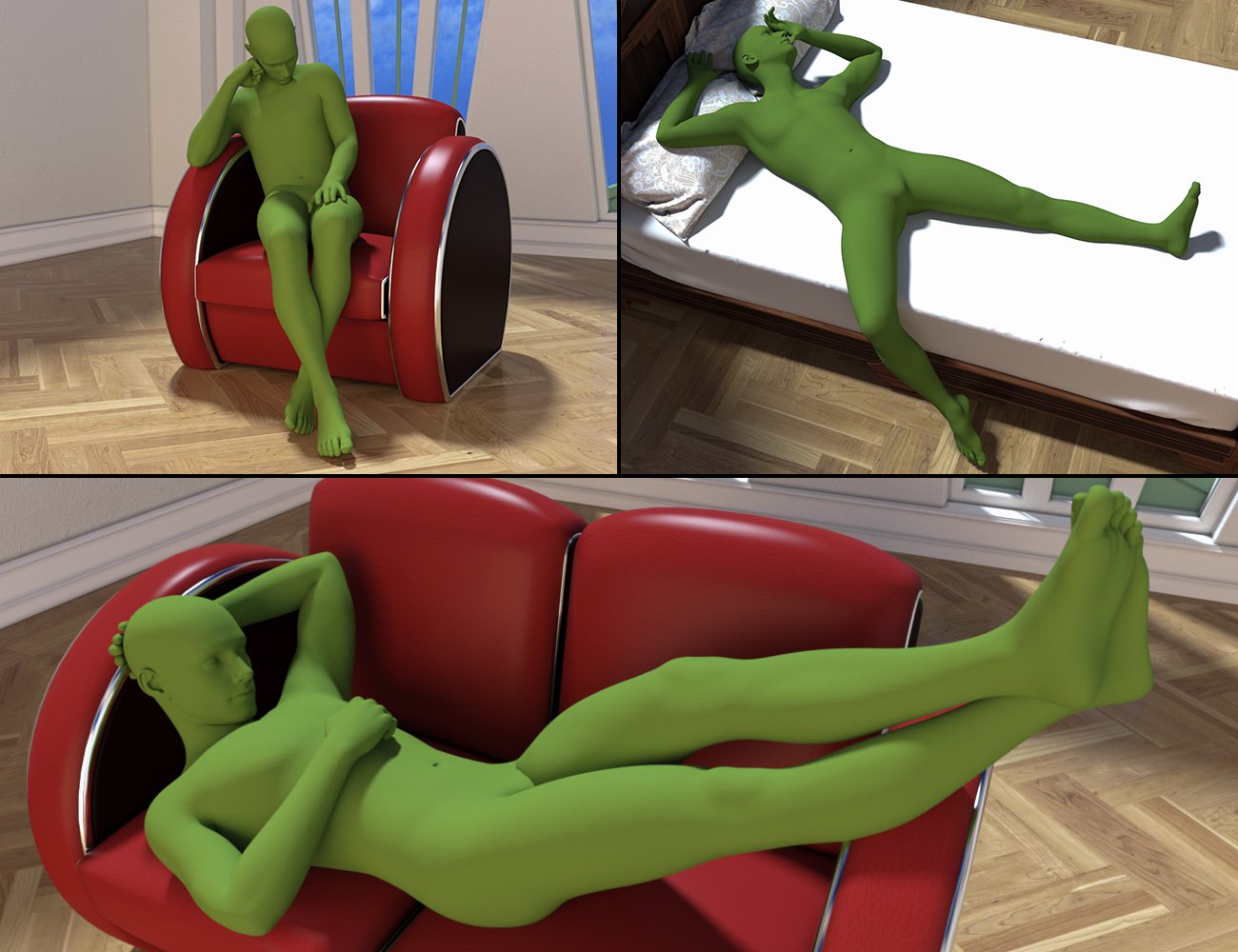 Sleeping & Napping for Genesis 3 Male Sleeping & Napping for Genesis 3 Male by: Three Wishes, 3D Models by Daz 3D