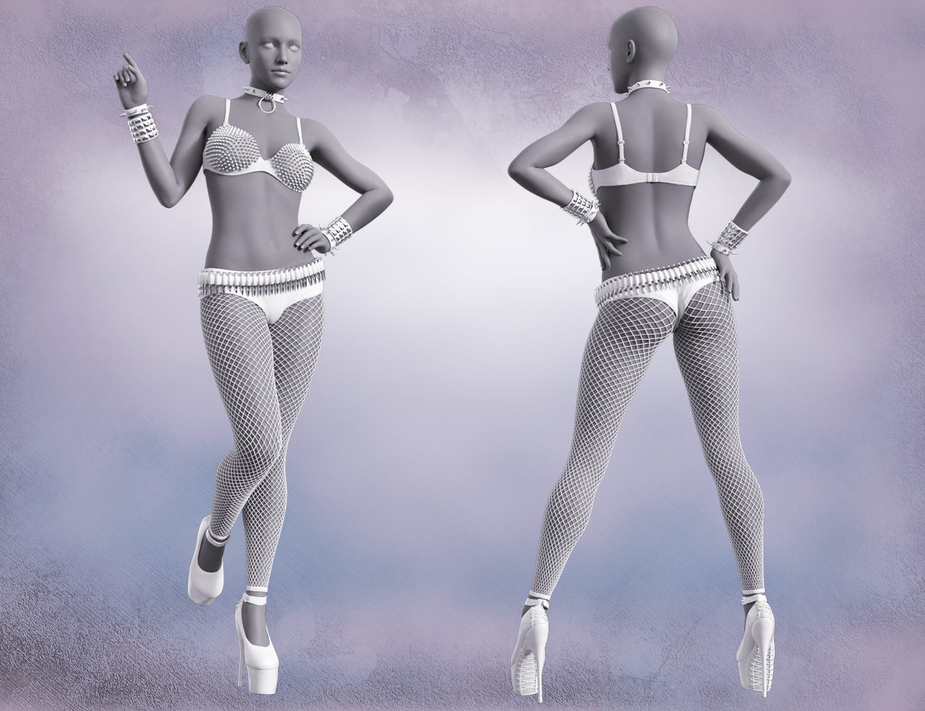 Heavy Metal Princess for Genesis 8 Female(s) by: Herschel Hoffmeyer, 3D Models by Daz 3D