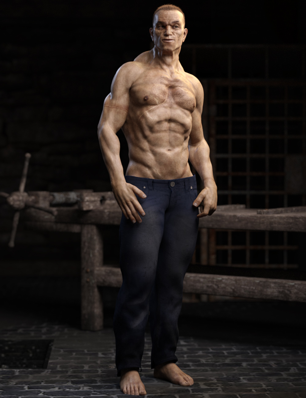 Victorian Monster for Genesis 8 Male(s) by: RawArt, 3D Models by Daz 3D