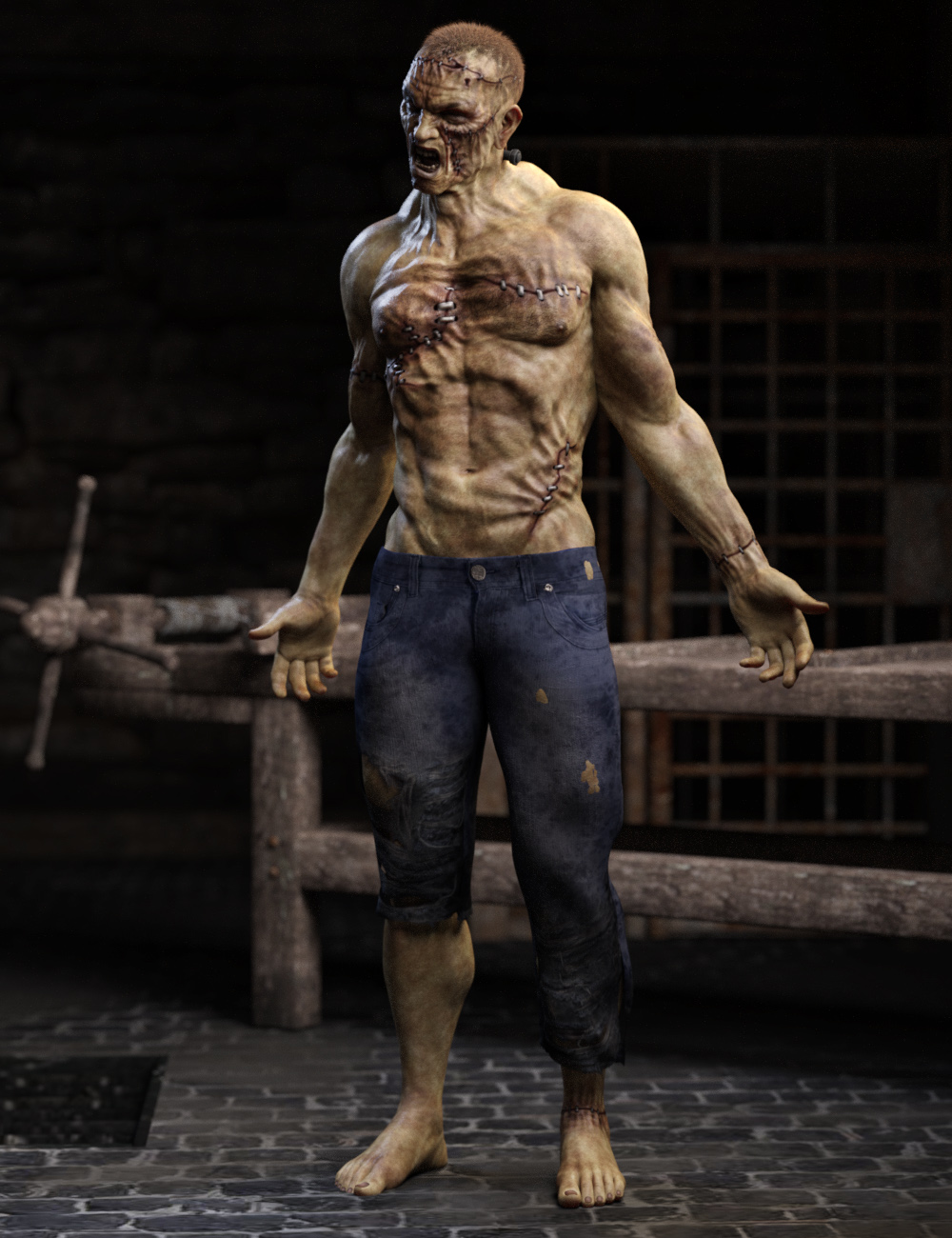 Victorian Monster for Genesis 8 Male(s) by: RawArt, 3D Models by Daz 3D