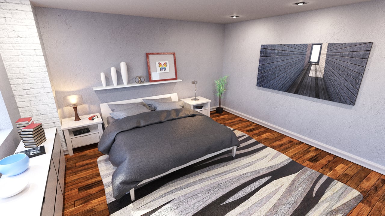 PX Modern Bedroom PX Modern Bedroom by: PerspectX, 3D Models by Daz 3D