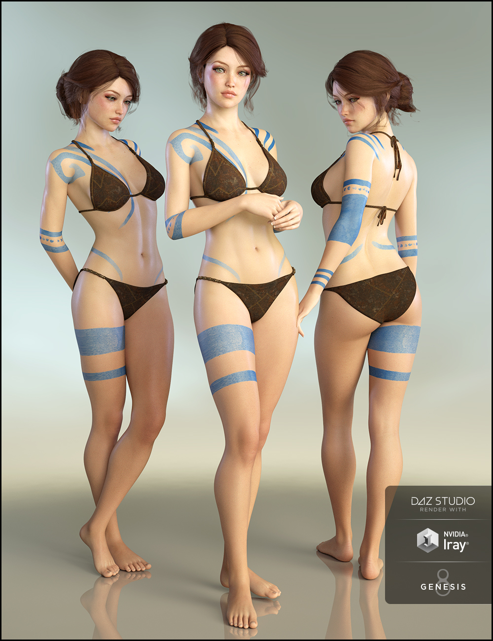 Kellyn for Alexandra 8 and Genesis 8 Female by: JessaiiAdiene, 3D Models by Daz 3D