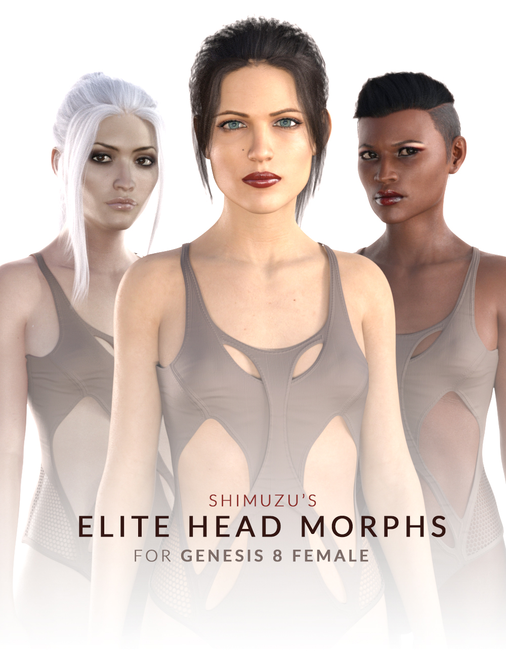 Shimuzu's Elite Head Morphs for Genesis 8 Female by: Shimuzu, 3D Models by Daz 3D