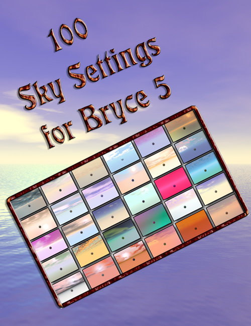 Karanta's 100 Sky Settings for Bryce 5