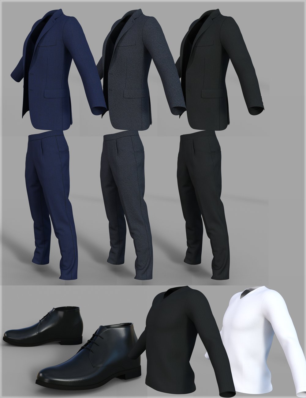 H&C Weekend Casual Suit for Genesis 8 Male | Daz 3D