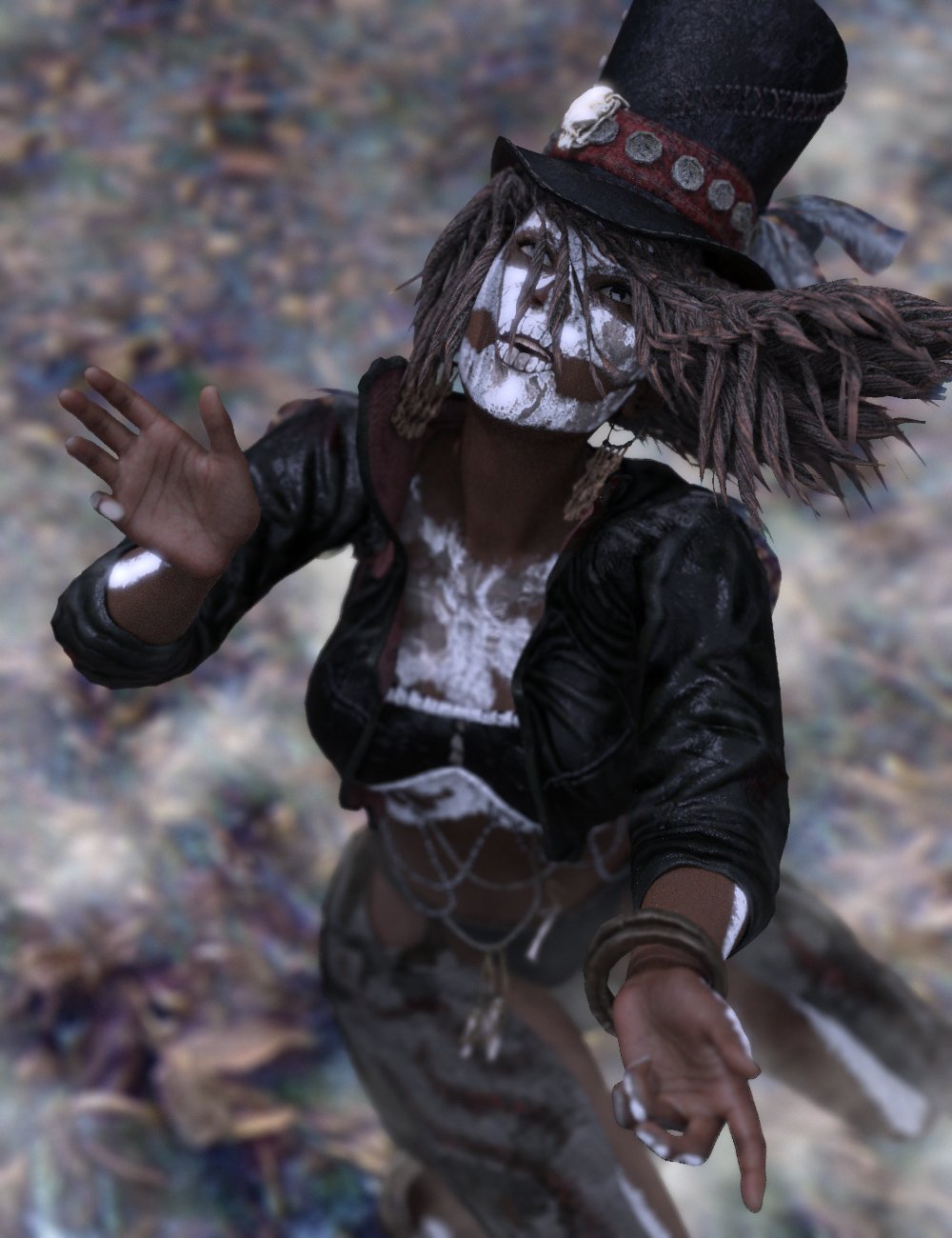 Mama Legba Dreadlocks Hair for Genesis 8 Female Mama Legba Dreadlocks Hair for Genesis 8 Female by: Sixus1 Media, 3D Models by Daz 3D