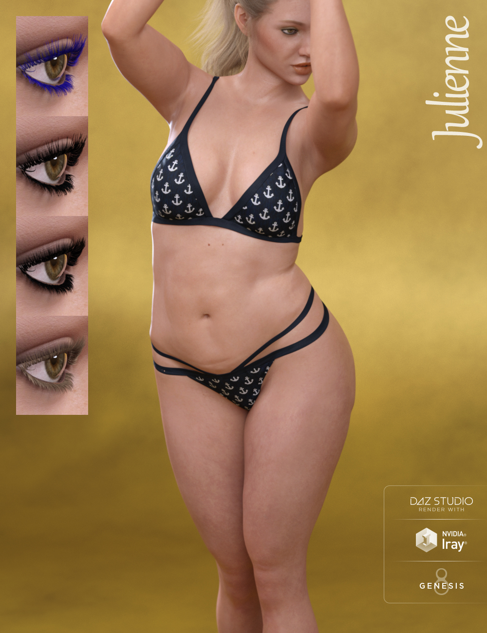 Julienne HD for Genesis 8 Female by: Raiya, 3D Models by Daz 3D