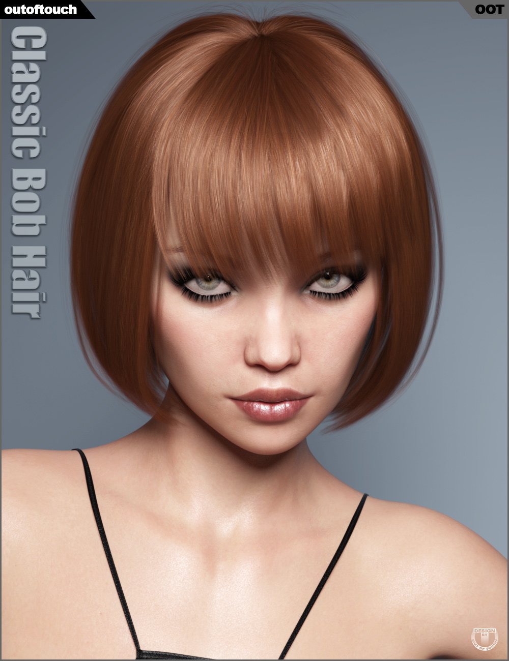 Classic Bob Hair For Genesis 3 And 8 Female S Daz 3d