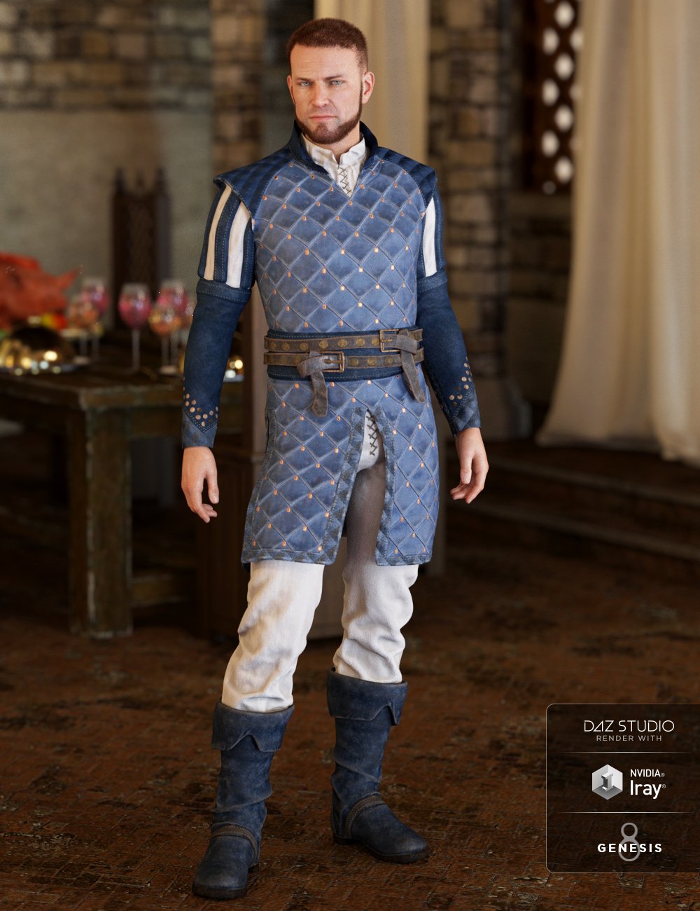 Southern Noble Outfit for Genesis 8 Male(s)