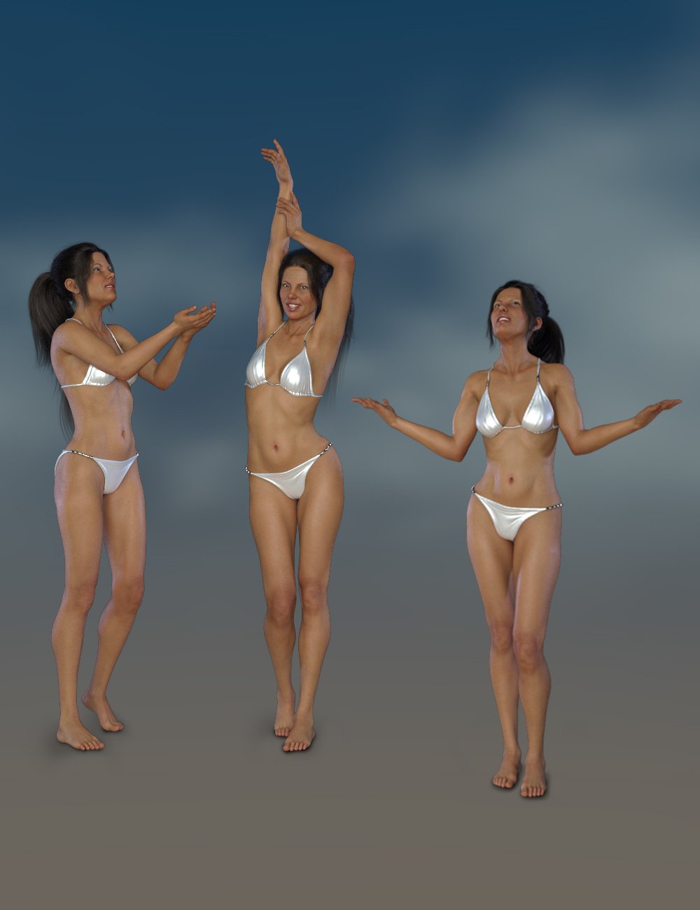 Goddess Poses for Genesis 8 Female and Alexandra 8