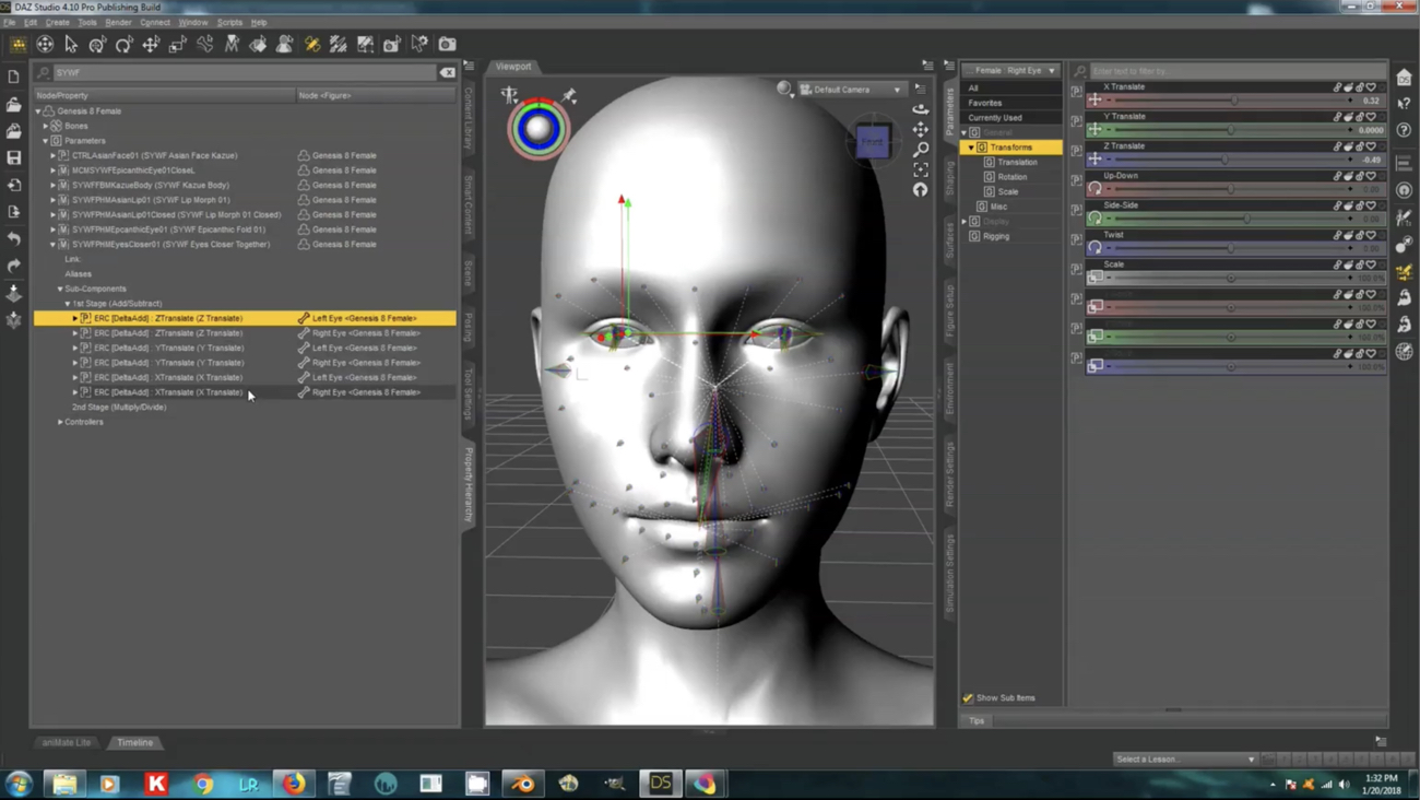 zbrush create new daz3d character
