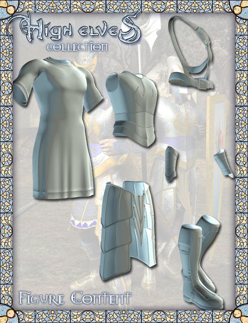 High Elves: Warriors of the Forest for M3 High Elves: Warriors of the Forest for M3 by: Luthbel, 3D Models by Daz 3D