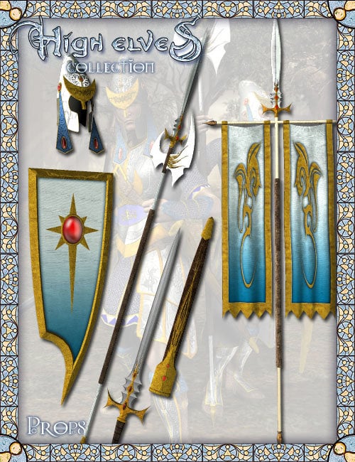 High Elves: Warriors of the Forest for M3 High Elves: Warriors of the Forest for M3 by: Luthbel, 3D Models by Daz 3D