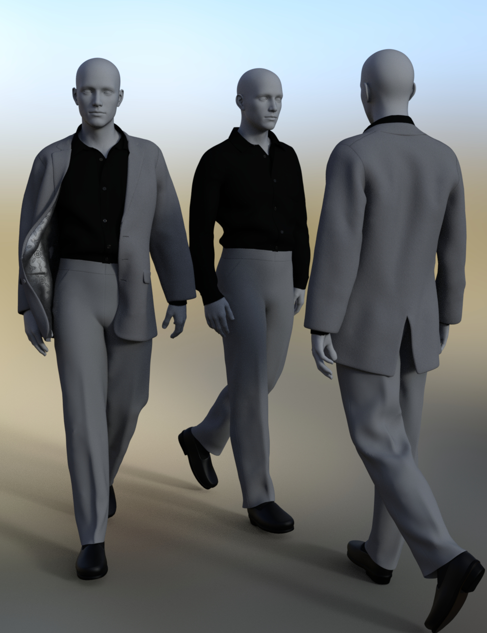dForce Informal Suit for Genesis 8 Male(s) by: Aave Nainen, 3D Models by Daz 3D