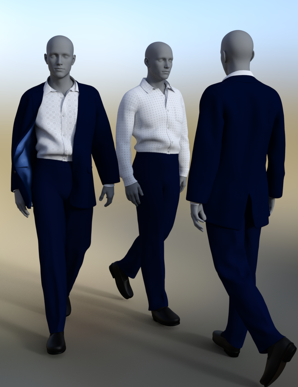 dForce Informal Suit for Genesis 8 Male(s) by: Aave Nainen, 3D Models by Daz 3D