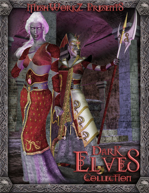 Dark Elves: The Slayers for Stephanie by: Luthbel, 3D Models by Daz 3D