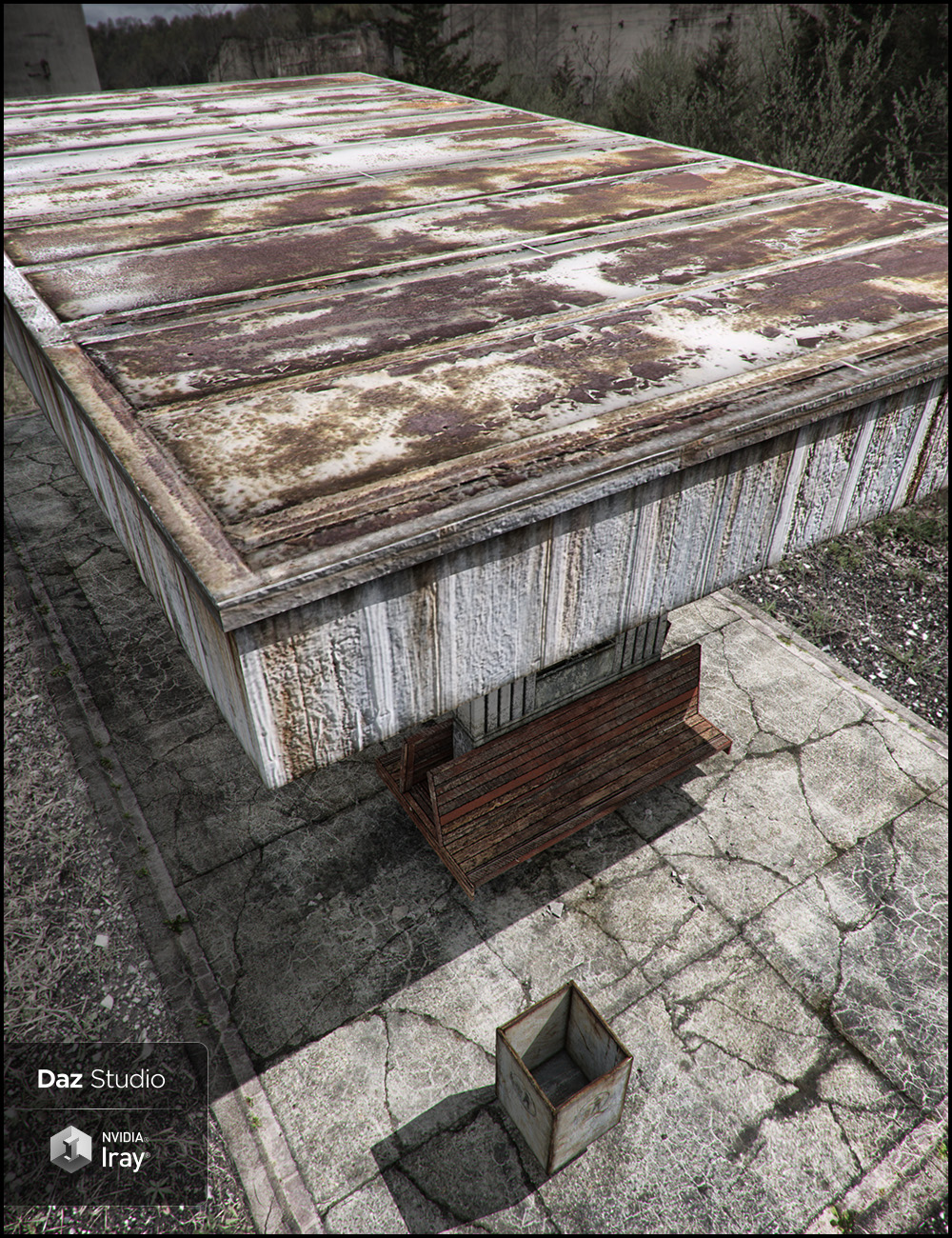 POI - Bus Stop 1 by: Jack Tomalin, 3D Models by Daz 3D