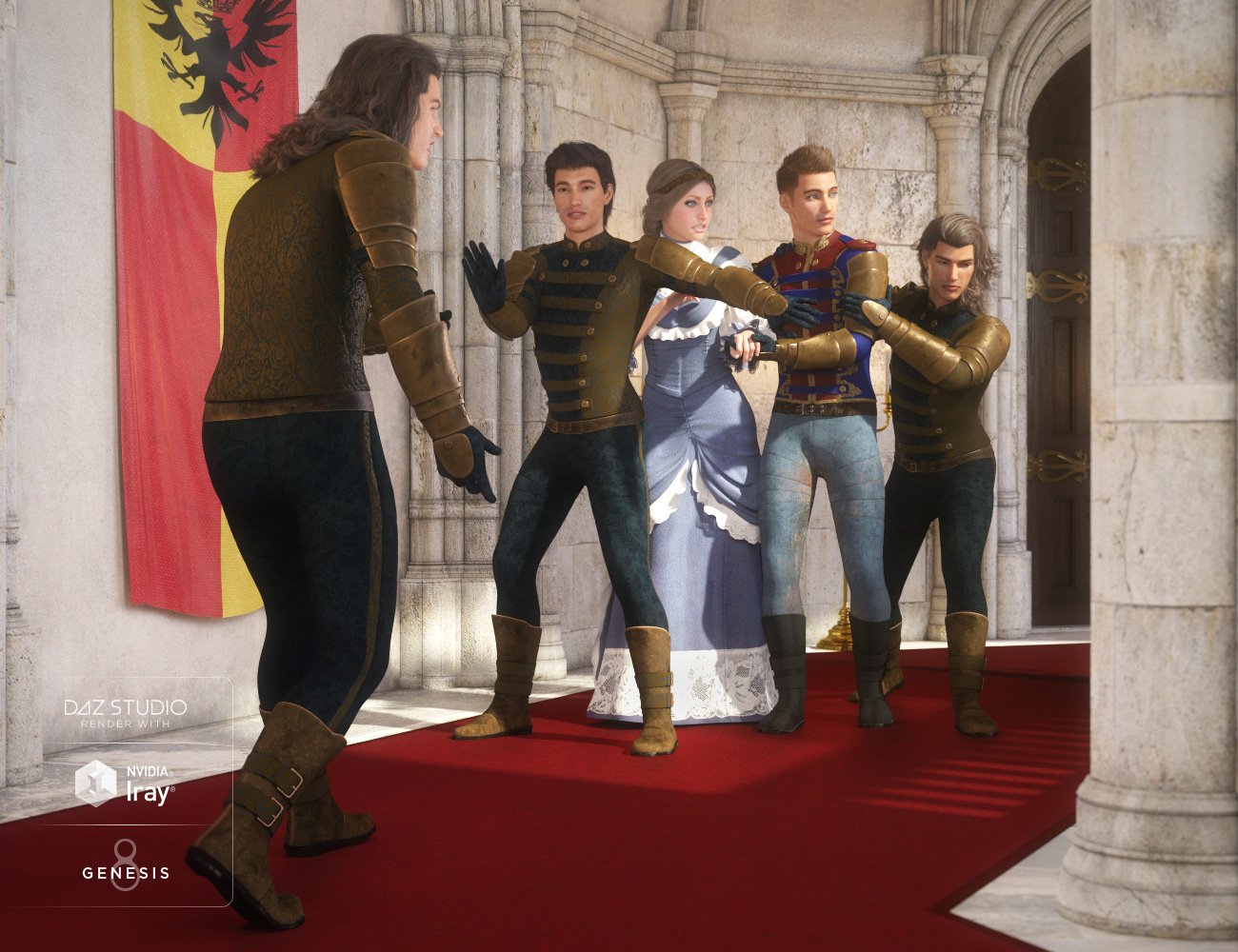 Imperial Coup by: Three Wishes, 3D Models by Daz 3D