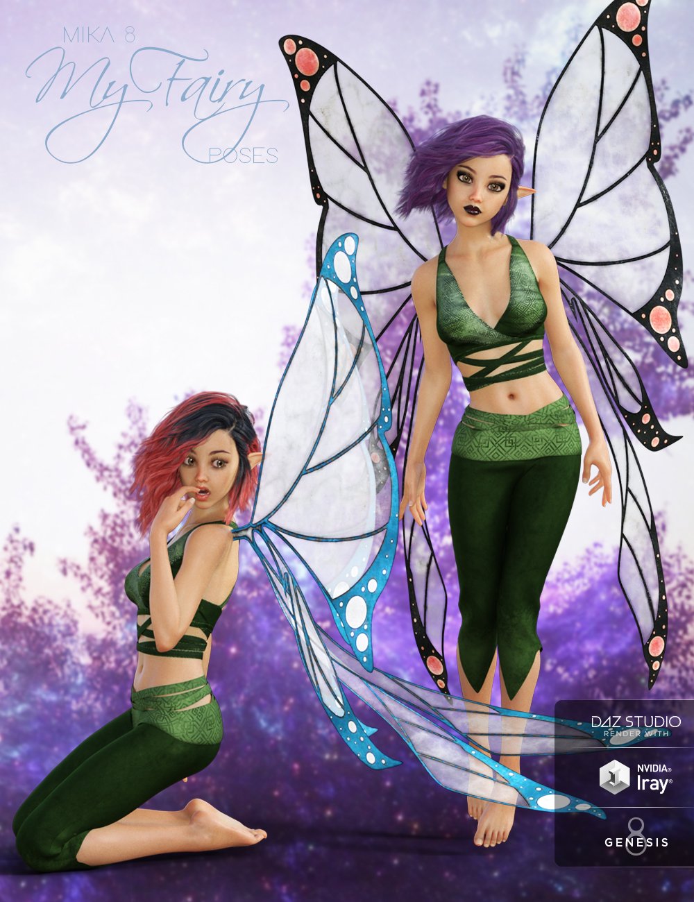 My Fairy Poses for Mika 8 by: Muscleman, 3D Models by Daz 3D