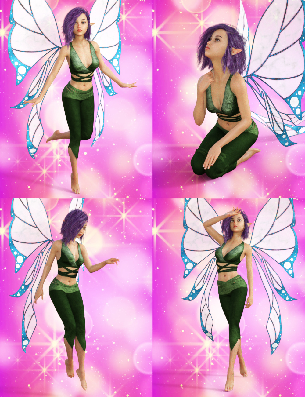 My Fairy Poses for Mika 8 My Fairy Poses for Mika 8 by: Muscleman, 3D Models by Daz 3D