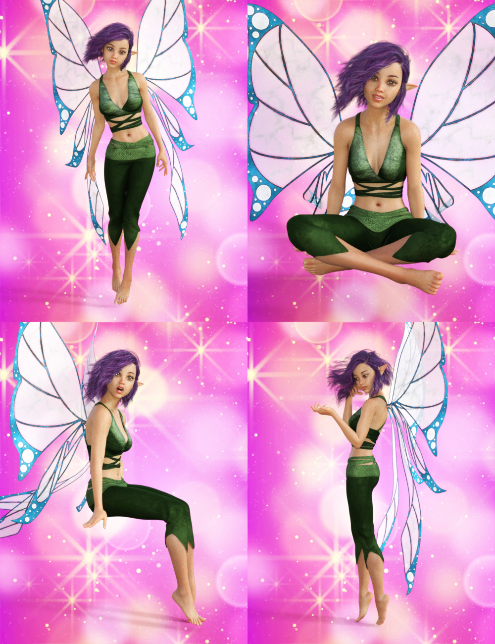 My Fairy Poses for Mika 8 My Fairy Poses for Mika 8 by: Muscleman, 3D Models by Daz 3D