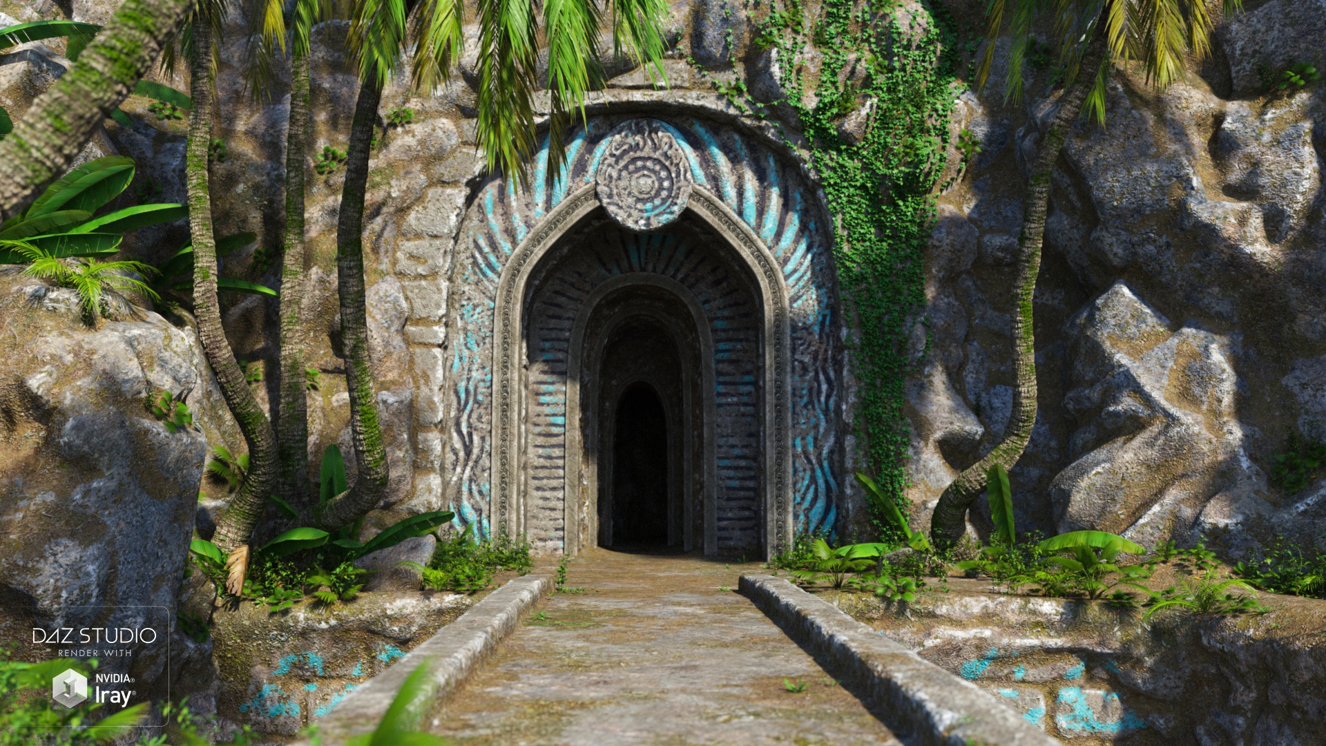 Time-Honoured Entrance Time-Honoured Entrance by: Andrey Pestryakov, 3D Models by Daz 3D