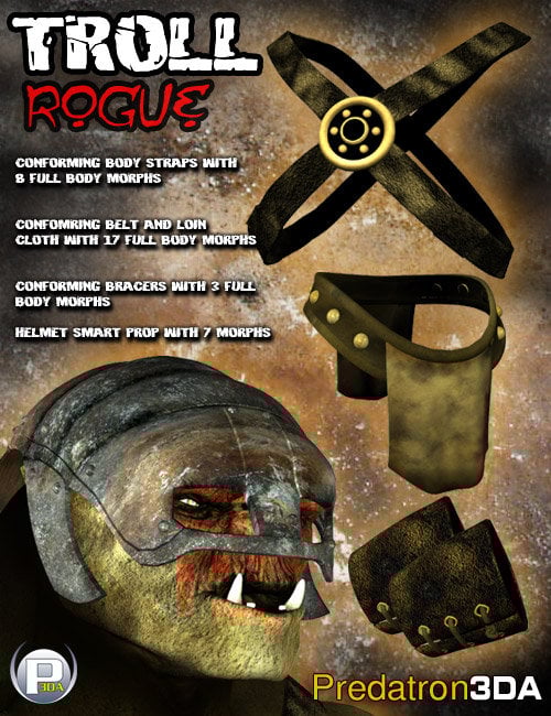 Troll Rogue Troll Rogue by: Predatron, 3D Models by Daz 3D