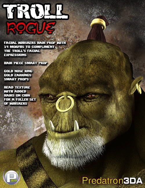 Troll Rogue Troll Rogue by: Predatron, 3D Models by Daz 3D