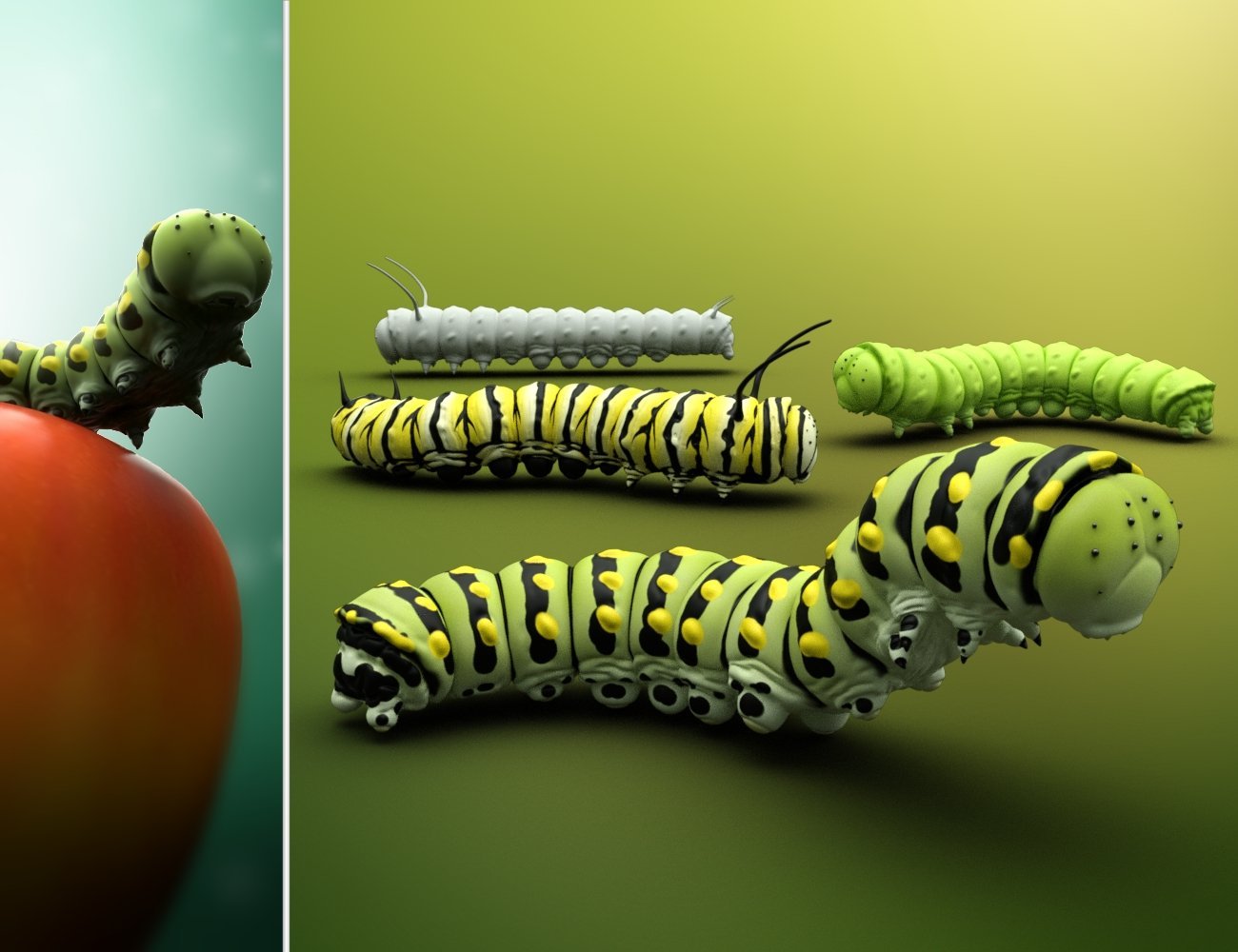 Worms Worms by: Mechasar, 3D Models by Daz 3D