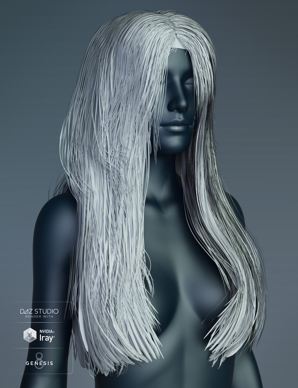Wild Wind Hair for Genesis 8 Female(s) by: goldtassel, 3D Models by Daz 3D