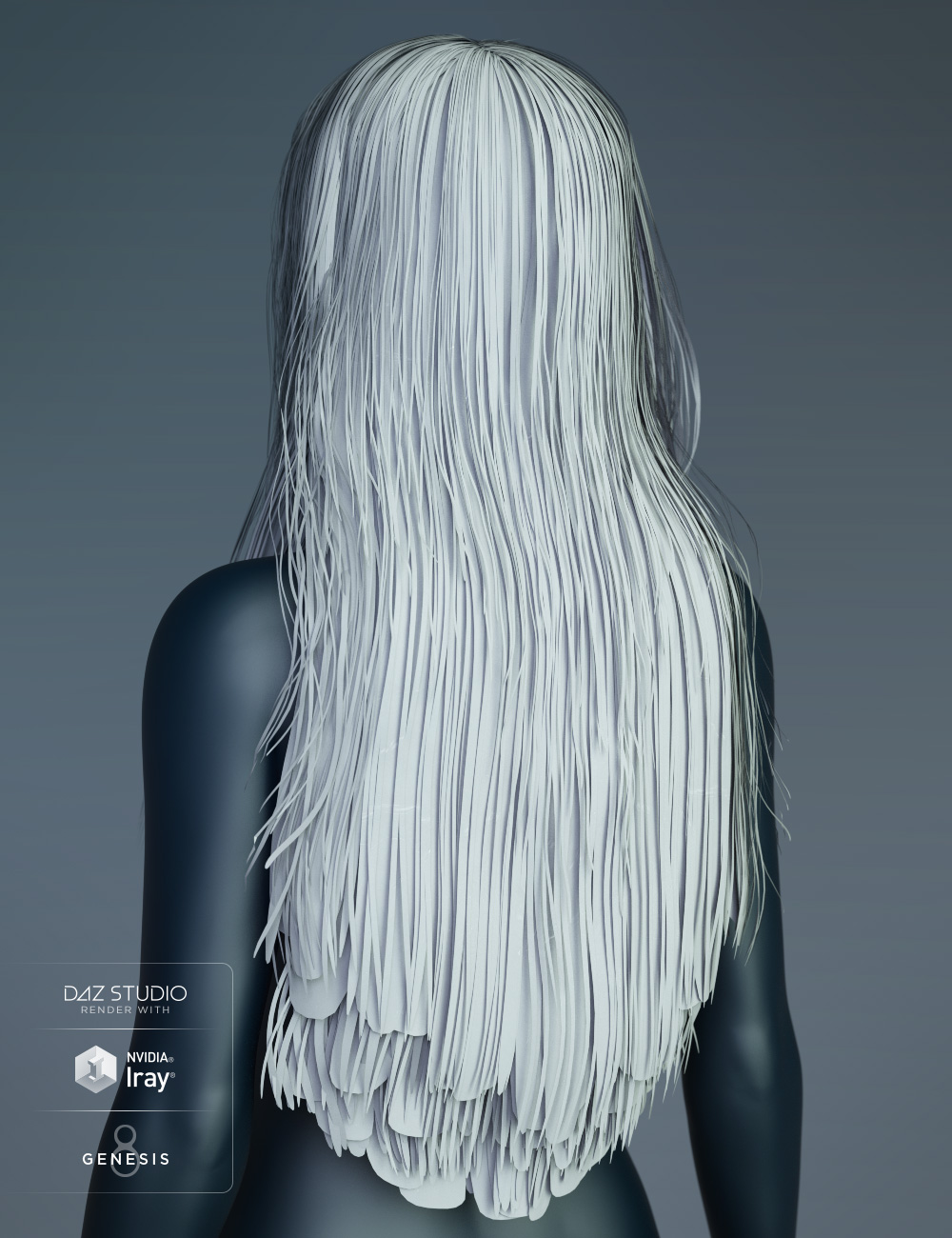 Wild Wind Hair for Genesis 8 Female(s) by: goldtassel, 3D Models by Daz 3D